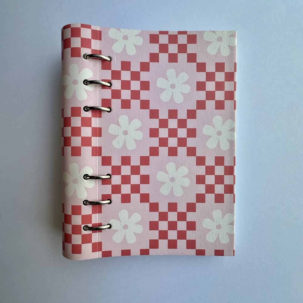 Filofax Clipbook Fabrics Personal Organizer Flower Power Pink